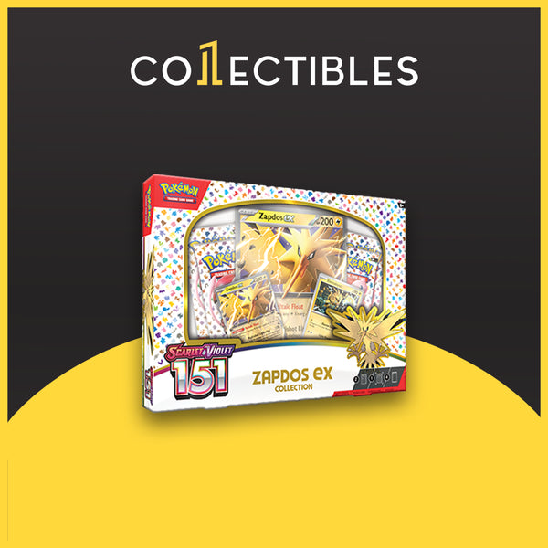 Pokemon English TCG: Scarlet & Violet — 151 Collection Zapdos ex Box