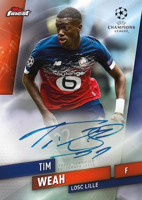 2019-20 Topps Soccer Finest UEFA Champions League Hobby Box