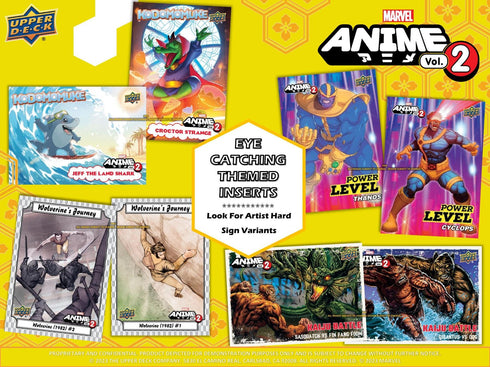 2023 Upper Deck Marvel Anime Box Vol. 2