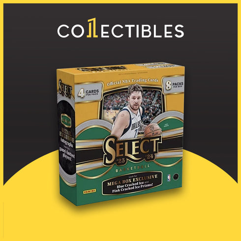 2023-24 Panini Basketball Select Mega Box (Blue Cracked Ice)