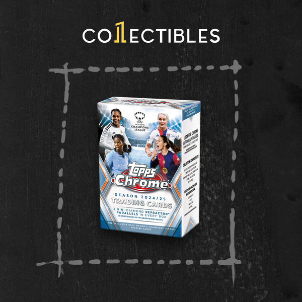 2024-25 Topps Chrome UEFA Women's Champions League Soccer Value Box