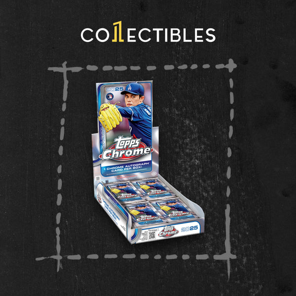 2025 Topps Baseball MLB Chrome Hobby Box