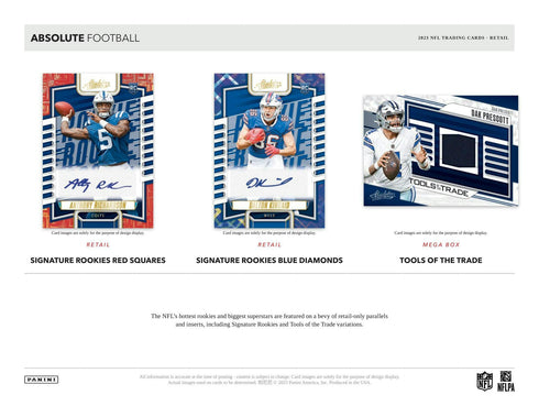 2023 Panini Football Absolute Mega Box (Black Parallels)