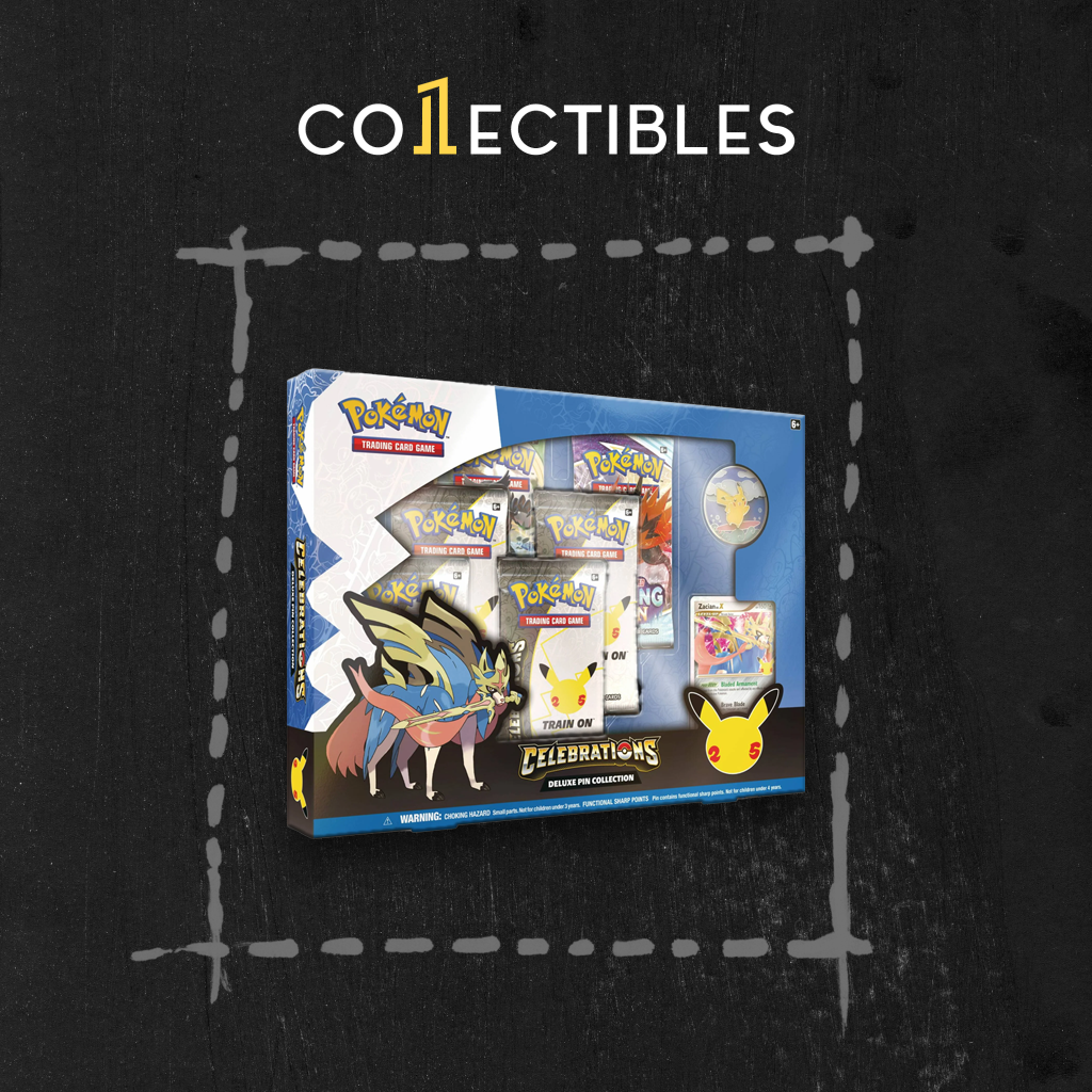 Pokemon English TCG: 25th Anniversary Celebrations Deluxe Pin Collecti –  1Collectibles