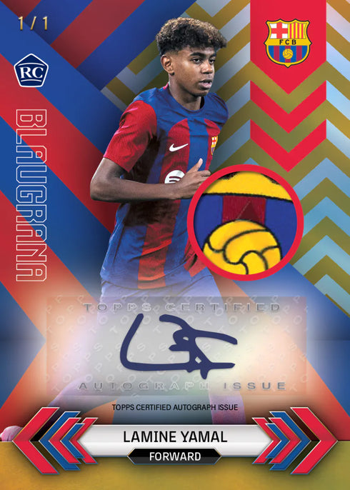 2023-24 Topps Soccer FC Barcelona Team Set