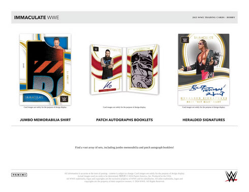 2023 Panini Immaculate WWE Wrestling Hobby Box