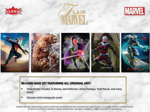 2024 Upper Deck Marvel Flair Hobby Box