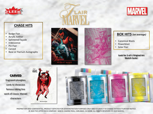 2024 Upper Deck Marvel Flair Hobby Box