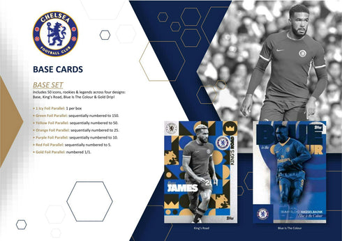 2023-24 Topps Soccer Chelsea FC Official Team Set
