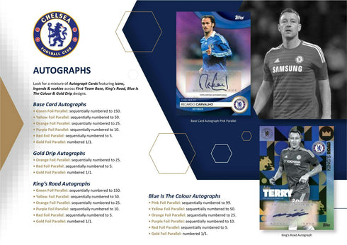 2023-24 Topps Soccer Chelsea FC Official Team Set