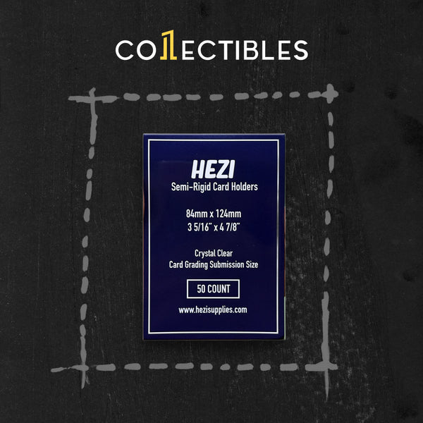 HEZI Semi-Rigid Card Savers (Pack of 50)