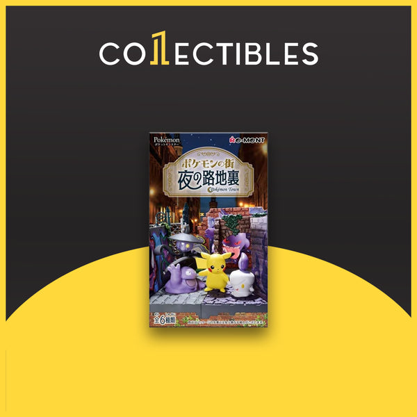 Re-Ment Pokemon Town Night Back Alley Series (Set of 6)