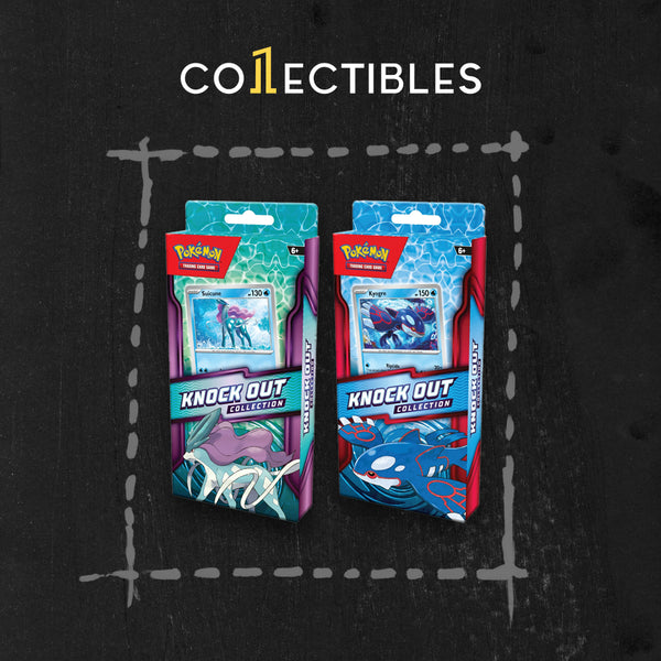 Pokemon English TCG: Suicune and Kyogre Knock Out Collection