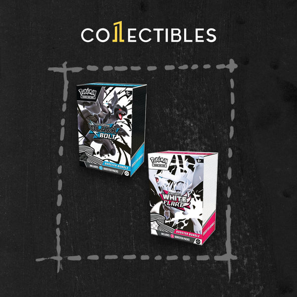 Pokemon English TCG Scarlet & Violet: Black Bolt & White Flare Booster Bundle