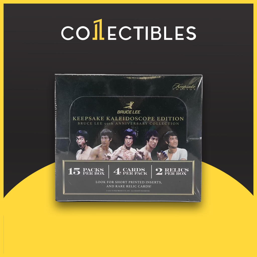 Bruce Lee Keepsake 50th Anniversary Kaleidoscope Edition Hobby Box - Factory Sealed - 2 Relics