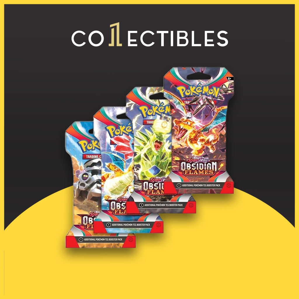 Pokemon English TCG Scarlet & Violet: Obsidian Flames Sleeved Booster –  1Collectibles