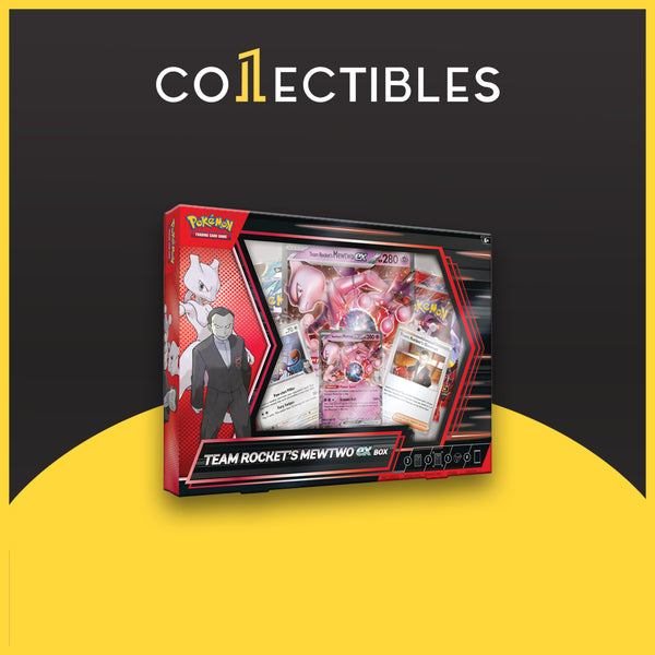 Pokemon English TCG: Team Rocket’s Mewtwo ex Box