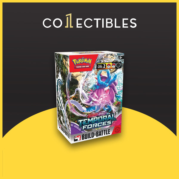 Pokemon English TCG Scarlet & Violet: Temporal Forces Build & Battle Box