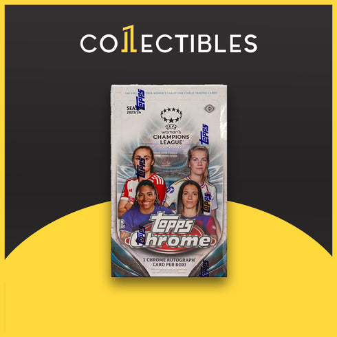 2023-24 Topps Chrome UEFA Women's Champions League Soccer Hobby Box