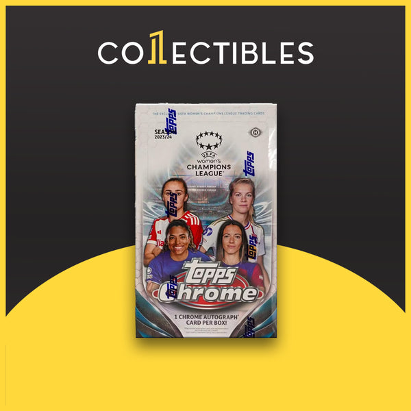 2023-24 Topps Chrome UEFA Women's Champions League Soccer Hobby Box