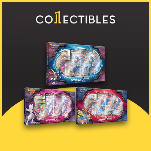 Pokemon English TCG: Pokemon V-UNION Special Collection - Mewtwo / Greninja / Zacian