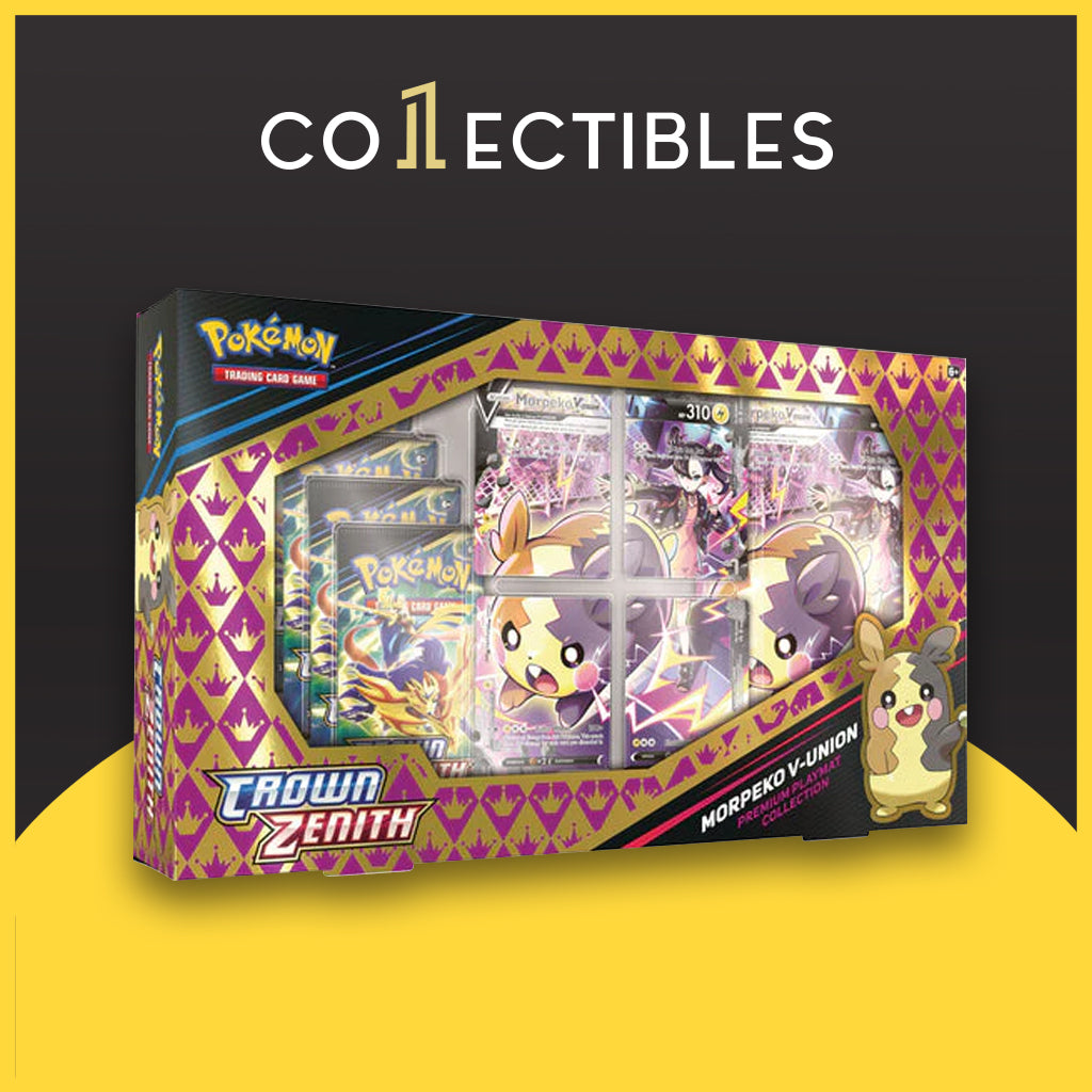 Pokemon English TCG: Crown Zenith Morpeko V-UNION Premium Playmat Coll –  1Collectibles