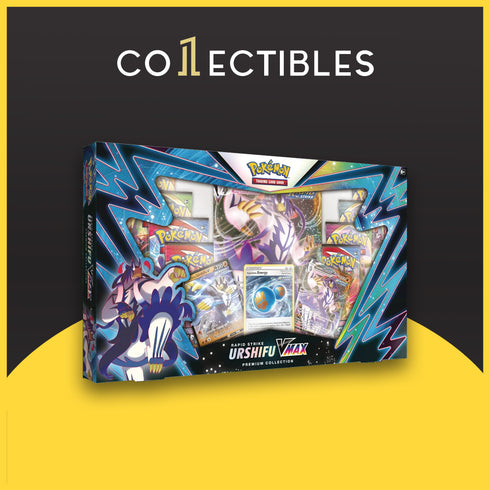 Pokemon English TCG: Single Strike Urshifu VMAX and Rapid Strike Urshifu VMAX Premium Collections