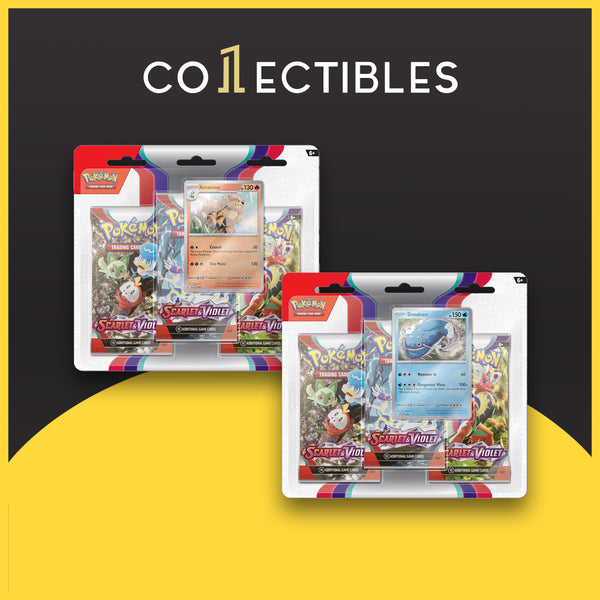 Pokemon English TCG Scarlet & Violet 3 Pack Blister