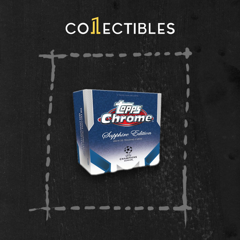 2019-20 Topps Soccer Chrome UEFA Champions League Sapphire Edition Hobby Box