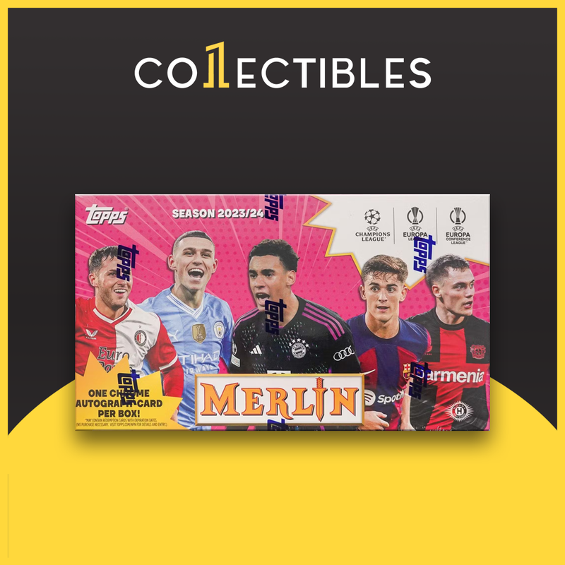 2023-24 Topps Soccer Chrome Merlin UEFA Club Competitions (UCC) Hobby Box