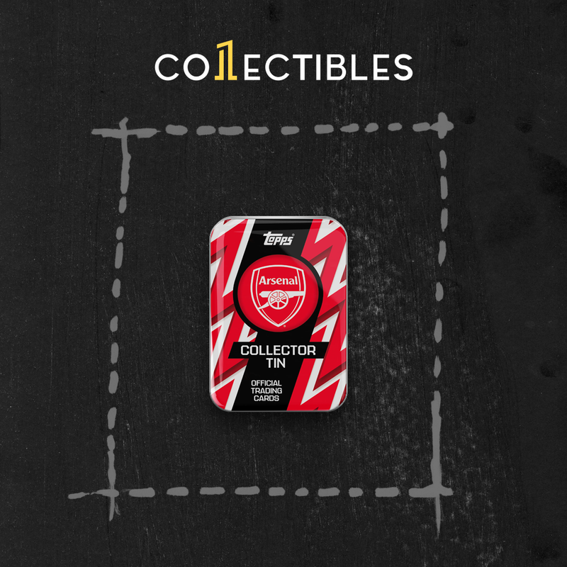 2025-26 Topps Soccer Arsenal Collector Tin – 1Collectibles 2025-26 Topps Soccer Arsenal Collector Tin – 1Collectibles