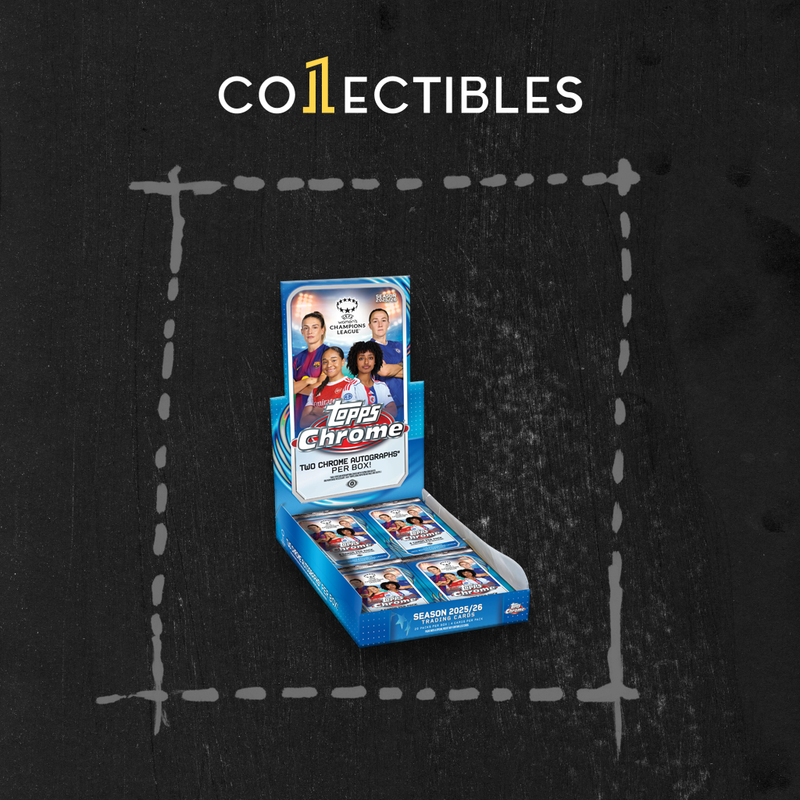 2025-26 Topps Chrome UEFA Women's Champions League Soccer Hobby Box