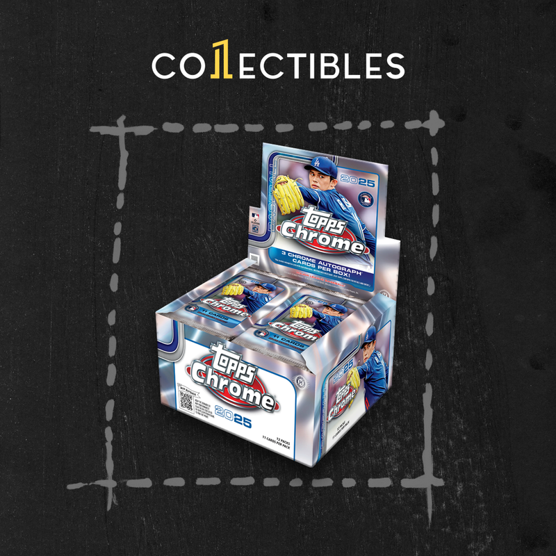 2025 Topps Baseball MLB Chrome Jumbo Box