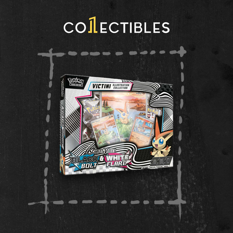 Pokemon English TCG Scarlet & Violet: Black Bolt & White Flare Illustration Collection