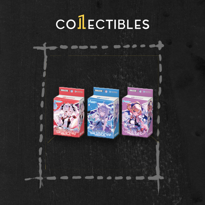 Hololive Official Card Game Japanese: Purple, Red & Blue Start Deck