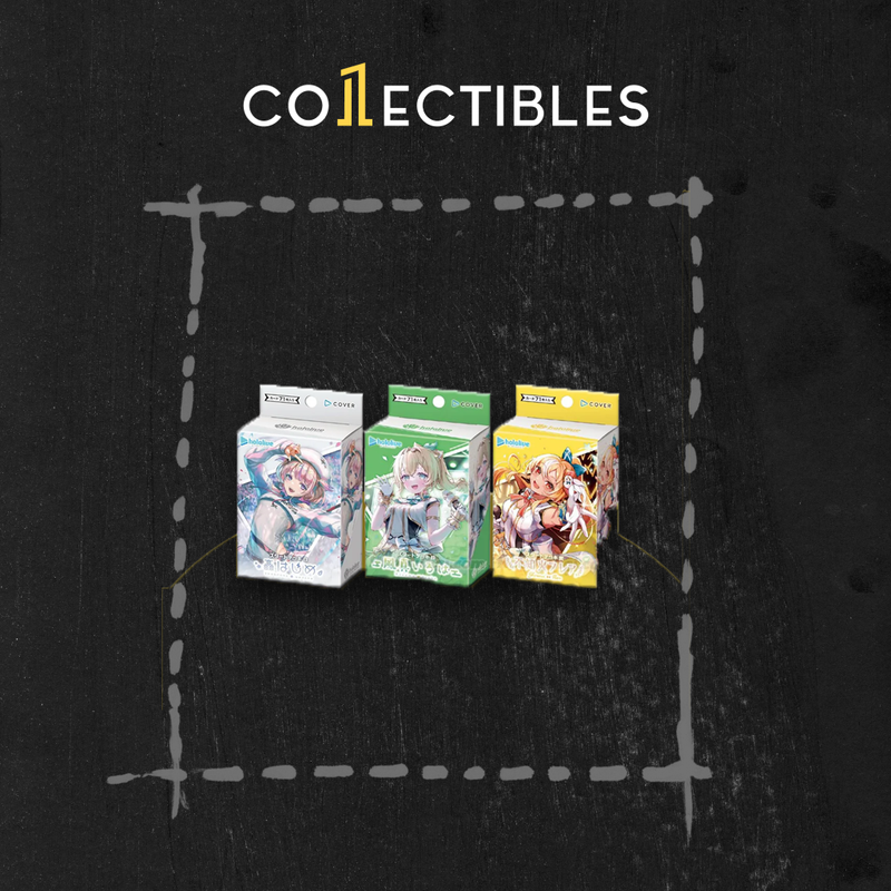 Hololive Official Card Game Japanese: White, Green & Yellow Start Deck