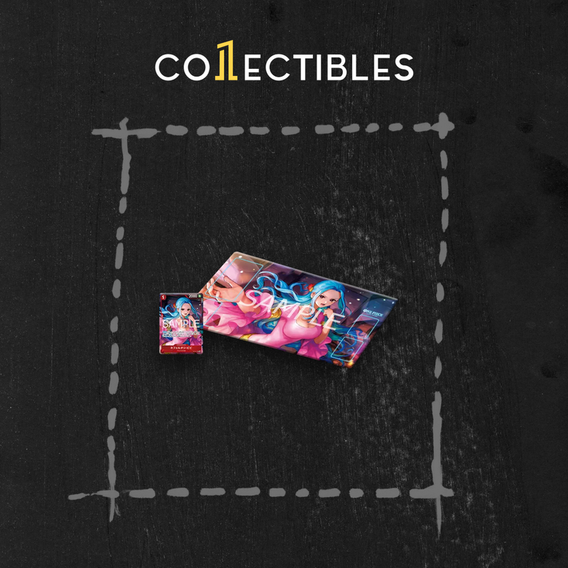 One Piece Card Game Japanese: Official Playmat & Card Set - Nefertari Vivi