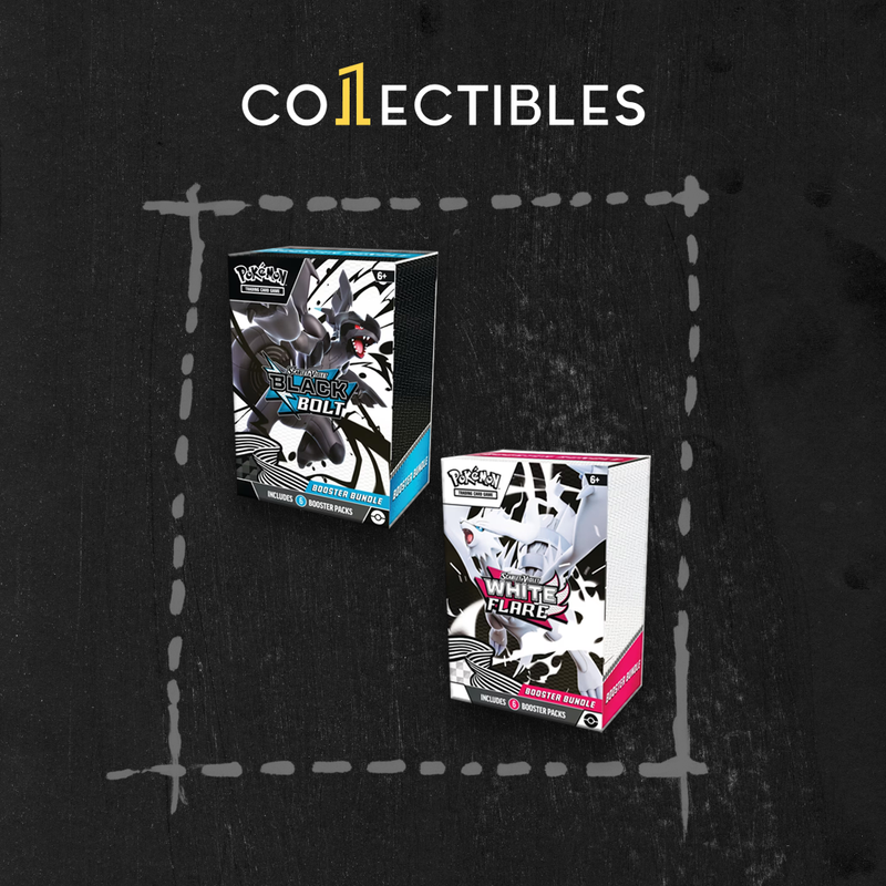 Pokemon English TCG Scarlet & Violet: Black Bolt & White Flare Booster Bundle