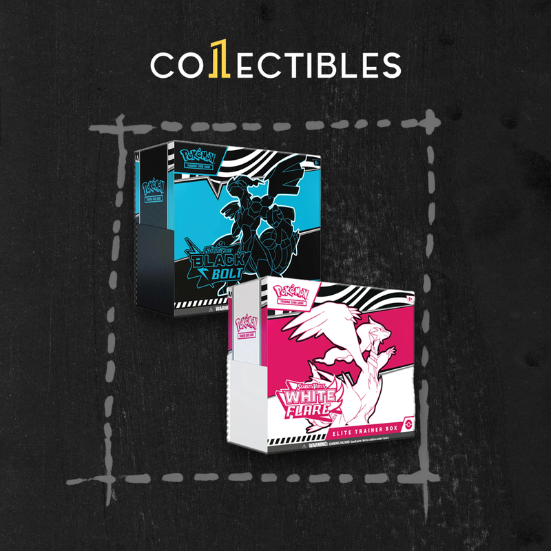 Pokemon English TCG Scarlet & Violet: Black Bolt & White Flare Elite Trainer Box (ETB)