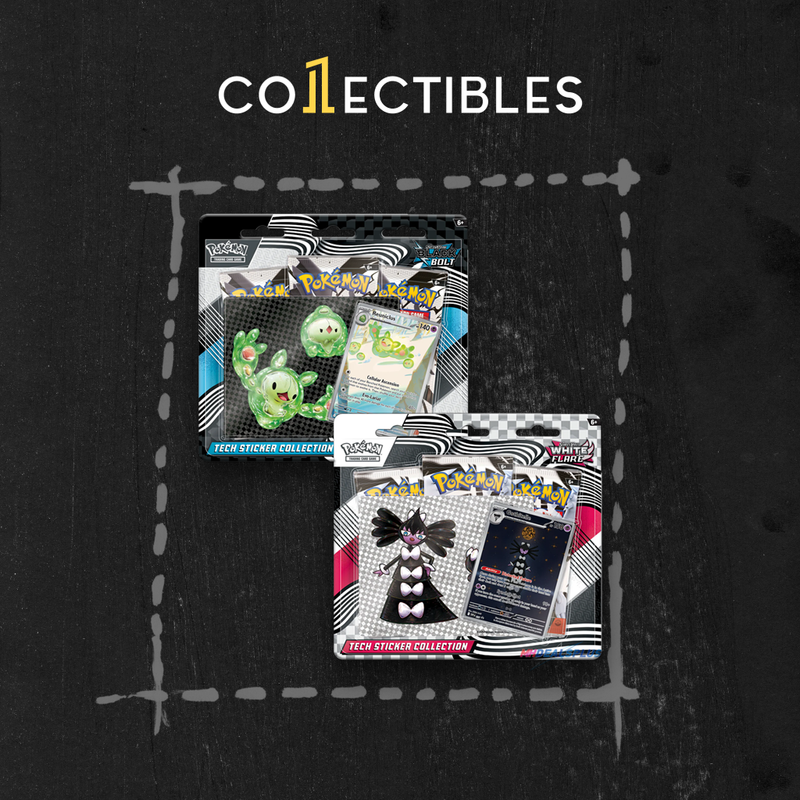 Pokemon English TCG Scarlet & Violet: Black Bolt & White Flare Tech Sticker Collection