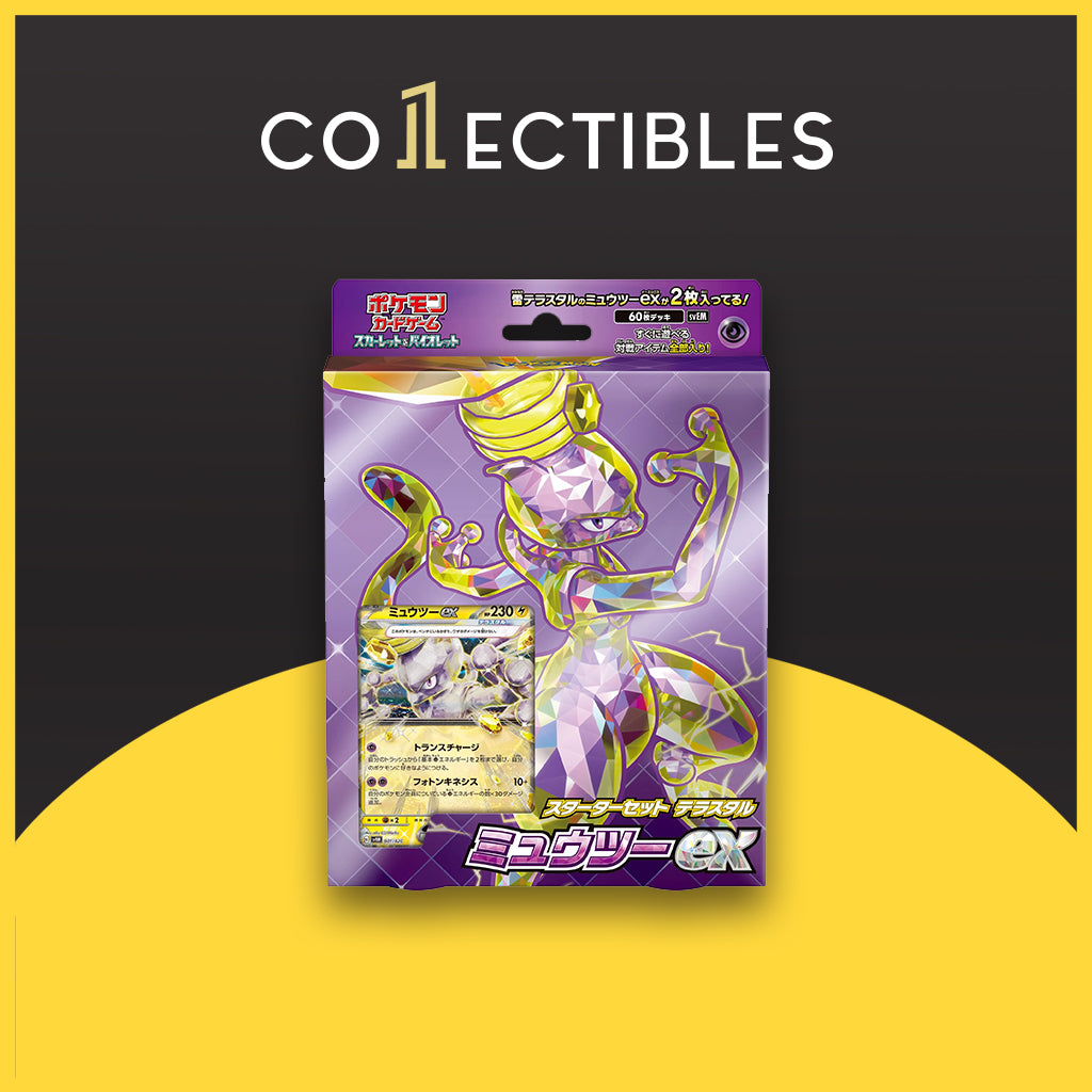Pokémon Scarlet & Violet – Starter Set Terastal Mewtwo Ex – Deck Prêt à Jouer 60 Cartes