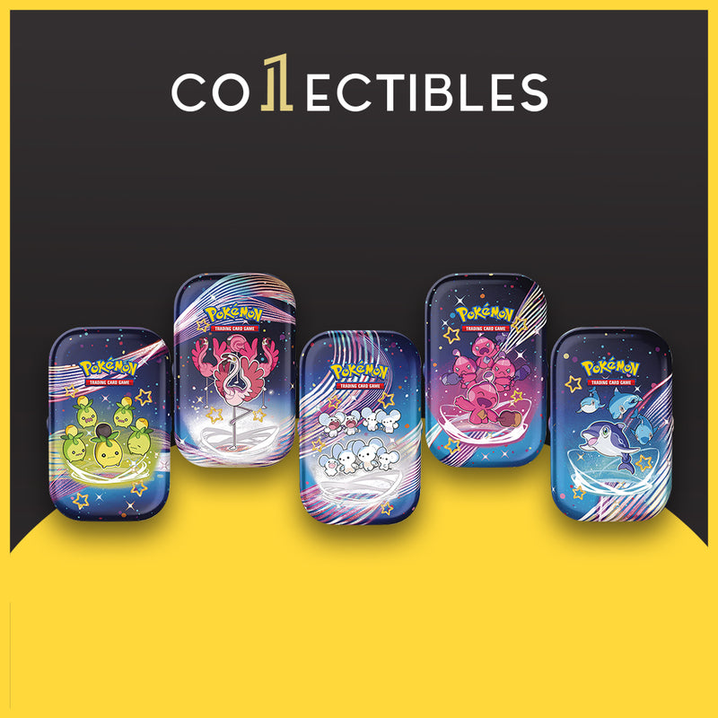 pokemon trading card game paldean fates mini tin Pokemon English TCG Scarlet & Violet: Paldean Fates Mini Tin – 1Collectibles