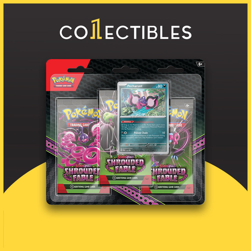Pokemon English TCG Scarlet & Violet: Shrouded Fable 3 Pack Blister