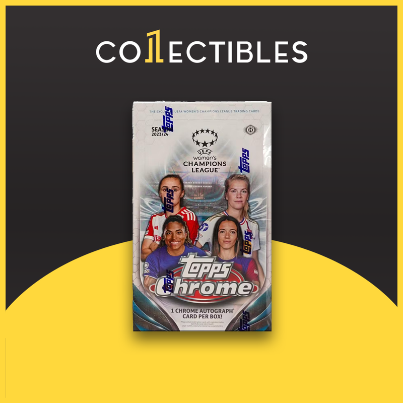 2023-24 Topps Chrome UEFA Women's Champions League Soccer Hobby Box