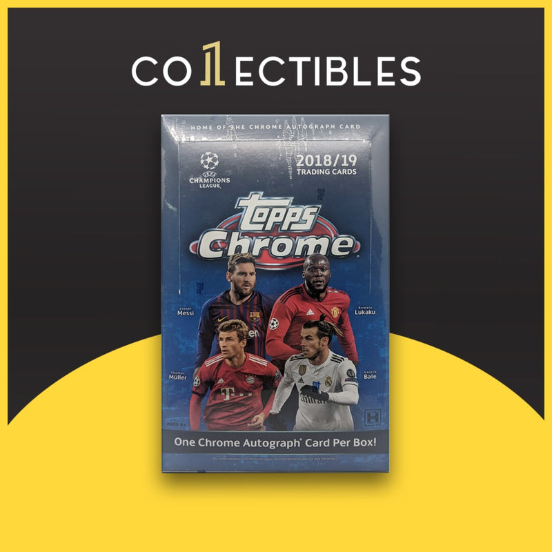 2018-19 Topps Soccer Chrome UEFA Champions League Hobby Box